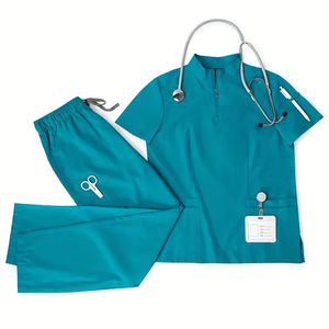 <span class=keywords><strong>Divise</strong></span> chirurgiche donna Set di Scrub medico infermiere salone di bellezza abbigliamento da lavoro clinica Scrub uniformi Spa uniforme - Product Image 4