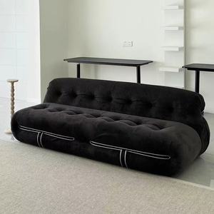 Sofá Individual Francés <span class=keywords><strong>Soriana</strong></span> River Horse Steel Teeth, Mueble Reclinable de Tela Estilo Medieval para Sala de Estar Grande - Product Image 3