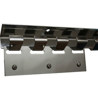 Support de fixation pour rideau en PVC de chambre froide, pièces de quincaillerie pour rideau de porte en PVC de chambre froide