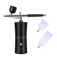 Kit Professionnel de Pulvérisateur à Maquillage Sans Fil, Machine Hydratante Faciale en Gros, Pistolet de Pulvérisation en Matériau ABS pour Peinture Capillaire