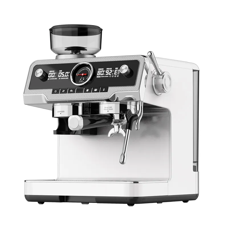 Máquina De Café Expresso/Latte/Cappuccino Máquina De Café Espresso De Aço Inoxidável 2 Filtros