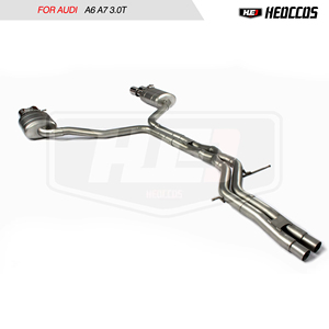 Pour <span class=keywords><strong>AUDI</strong></span> <span class=keywords><strong>A6</strong></span> A7 C7 C8 3.0T – Système d'échappement performance à soupape, en acier inoxydable 304, soudure de précision, Plug and Play, haute qualité - Product Image 3