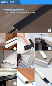 Góc Nhựa Hồ Sơ UPVC Cửa Sổ Và Cửa Hồ Sơ OEM Đùn PVC Vật Liệu Cứng Ép Đùn Hồ Sơ - Product Image 5