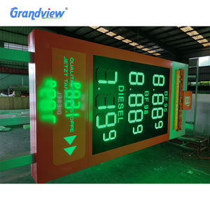 Venta al por mayor barato Led precio tablero barato gasolinera precio pilón signo - Product Image 6