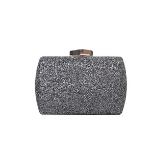 Sac à main pour femme, nouveau, brillant, élégant, pour soirée, banquet, forme trapèze, doublure en satin, paillettes, boucle de fermeture - Product Image 5