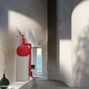 ตัวต่อแถบยาวแบบแอบสแตรกต์สำหรับตกแต่งพื้นเป็นรูปโรงแรมล็อบบี้พิพิธภัณฑ์ศิลปะทำจากไฟเบอร์กลาสเรซิน - Product Image 3