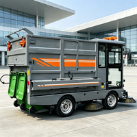 ZMT E-25 G90 Balayeuse de voirie électrique avec cabine de conduite, benne basculante automatique, appareil d'atomisation de liquides et bac à déchets de 480L