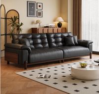 Canapé en chenille à mousse multicouche haute résilience - un ensemble de canapés modulaires durables, idéal pour les projets d'appartements de luxe