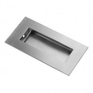 WEKIS 201 Stainless Steel 4-Inch X 2-Inch Recessed Sliding <b>Door</b> <b>Handle</b> Flush Kitchen Drawer <b>Pulls</b> Cabinet Hardware Hotel Villa - Product Image 1