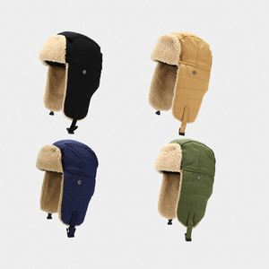 New Fleece Men Women Autumn Winter Warm Trapper <b>Hat</b> Ear protection Thickened Outdoor Cold Winter <b>Hat</b> - Product Image 1