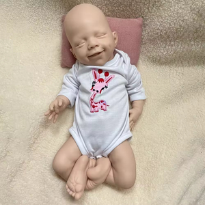 17 Inch Unpainted Silicone Baby Doll Toys Soft Full Solid Newborn Girl Realistic Handmade Weighted Artist Painted <strong>Reborn</strong> <strong>Bebe</strong> - Product Image 6
