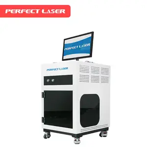 Pabrik Tiongkok-bahan transparan kristal kaca Internal ukiran hadiah toko 3D Laser Mini pengukir kristal mesin ukiran