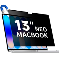 Layar Privasi Magnetik untuk MacBook Neo 13-Inci 2026, Pelindung Layar Laptop Matte yang Dapat Dilepas, Anti Silau, Filter Cahaya Biru
