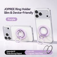 Support de téléphone portable magnétique double face, ergonomique, confortable, rotatif à 360°, format compact, idéal pour les fournisseurs OEM