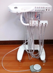 Hot Koop Mobiele Tandheelkundige Draagbare Eenheid Met 3 Way Spuit En 2 Handstukken Buizen En Zuig Systeem - Product Image 4