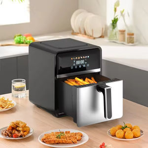 2025 última alta calidad personalizada sin aceite freidora <span class=keywords><strong>de</strong></span> <span class=keywords><strong>aire</strong></span> cuadrada <span class=keywords><strong>de</strong></span> Cocina Rápida Freidora <span class=keywords><strong>De</strong></span> <span class=keywords><strong>Aire</strong></span> Digital 6L freidora <span class=keywords><strong>de</strong></span> <span class=keywords><strong>aire</strong></span> - Product Image 5