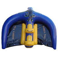 Bateau Gonflable Poisson Volant de Haute Qualité pour Jeux Aquatiques, Bateau Banane Gonflable pour Amusements Estivaux, Fabrication OEM