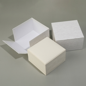 Custom Logo White Cardboard Jewelry <b>Box</b> Set with Paper Bag for Ring Necklace and <b>Earring</b> Premium <b>Gift</b> Packaging <b>Box</b> - Product Image 4