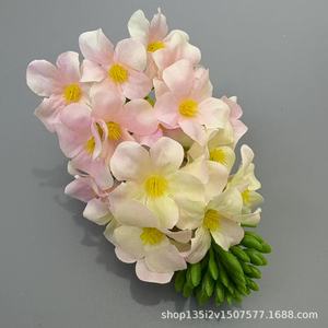 Fleurs artificielles Qiye, têtes de fleurs de colza en soie, décoration de mariage et de maison, style rural - Product Image 5