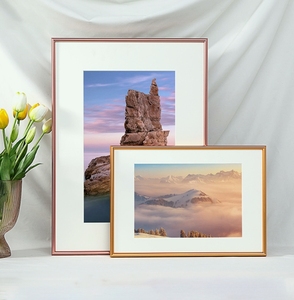 Taille personnalisée A3 A4 Alliage d'aluminium Métal Photo <span class=keywords><strong>Cadre</strong></span> Photo Bois Décor À La Maison Mur Affichage Acrylique Verre Bureau <span class=keywords><strong>pour</strong></span> Images Images - Product Image 1