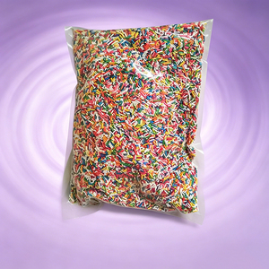 Confettis pour gâteaux <span class=keywords><strong>en</strong></span> gros, 1 kg, confettis Jimmies <span class=keywords><strong>arc</strong></span>-<span class=keywords><strong>en</strong></span>-<span class=keywords><strong>ciel</strong></span>, couleur chocolat, Jimmies comestibles pour la décoration de gâteaux - Product Image 1