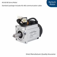 Kit Servomoteur Monophasé à Bride OEM PS100 400W 600W 750W 1000W Système Servo AC avec Encodeur + Câbles d'Alimentation + Câbles d'Impulsion CNC