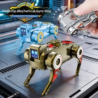 Kreativer Fingerspitzen-Spinner Handbetriebener Mechanischer Plastik-Transformations-Roboterhund Drehspielzeug - Großhandel