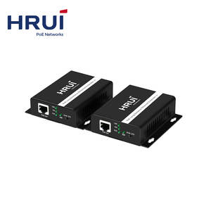 HongRui Extender PoE, Mini 1to 2 Port Luar Ruangan 800 Meter PoE Jarak Jauh 100 M Ethernet 1 Pasang untuk Saklar POE - Product Image 1