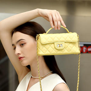 กระเป๋าสะพายข้างสายโซ่ขนาดเล็กหรูหราสำหรับผู้หญิงกระเป๋าหนังแท้สำหรับผู้หญิง2025 - Product Image 2