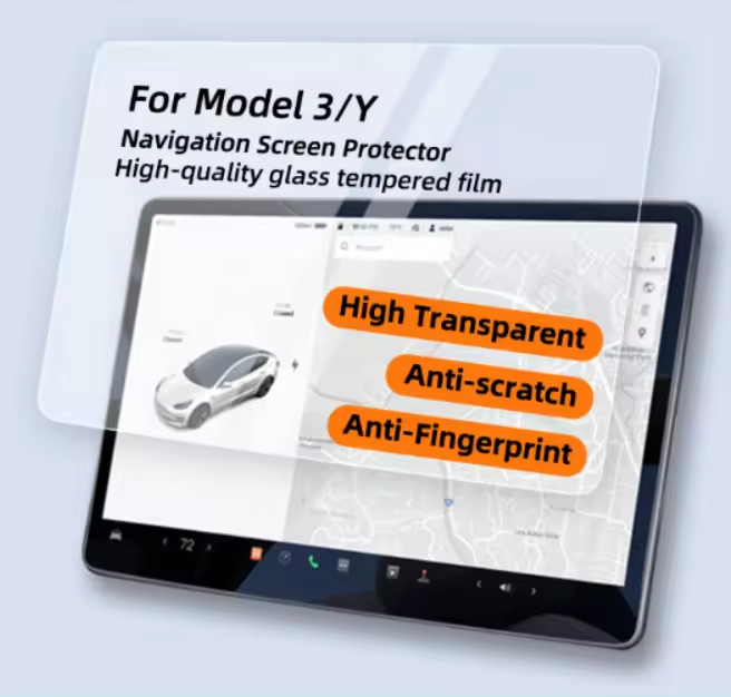 ป้องกันขอบโค้ง2.5D สีน้ำเงิน