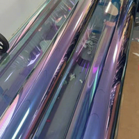 Film de protection de voiture liquide scintillant à changement de couleur, motif Enchantress bleu, protection UV, PET 2 millions