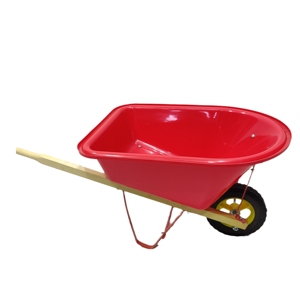 <span class=keywords><strong>Brouette</strong></span> de jardin avec une roue chariot de jardin poignée en bois <span class=keywords><strong>brouette</strong></span> de jardin chariot de décharge utilitaire - Product Image 5