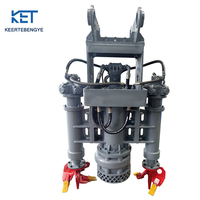 Pompe submersible hydraulique haute pression pour aspiration de sable et de boues, idéale pour le dragage de boues minières sans électricité