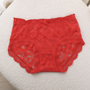 Braguitas de Encaje Sexy al por Mayor con Lazo y Logotipo en la Cintura, Transpirables, de Tiro Medio, para Uso Diario, para Mujeres Jóvenes - Product Image 6