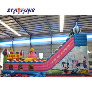<span class=keywords><strong>Castillo</strong></span> Inflable Comercial Gigante, Casa de Brinco de Mickey Mouse, Brincolín Inflable Económico, Equipo de Entretenimiento para Niños - Product Image 3