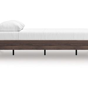 โครงเตียงไม้เนื้อแข็งแบบมินิมอล สีเข้ม แข็งแรง ทนทาน ปรับระดับได้ แกะสลักด้วยมือ ประหยัดพื้นที่  ปรับแต่งสีได้ สำหรับห้องนั่งเล่น - Product Image 3