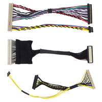 Oem lvds kabel 20 30 60 50 51 pins für lcd panel sony samsung lvds kabel flex 40 pin lvds kabel