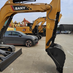 รถขุดไฮดรอลิกขนาดเล็ก SANY SY60C มือสอง 6 ตัน เครื่องจักรก่อสร้างประสิทธิภาพสูงของแท้ มีสินค้าในสต็อก - Product Image 3