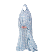 Lignes Custom Floral Jilbab Eénstuk Islamitische Kleding voor Vrouwen Moslim Jurk Fabrikant Ramadan Eid Gebedsbescheiden Jilbab