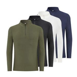 Chemise à manches longues pour hommes à coutures renforcées et sans couture pour l'hiver avec des zones de compression de qualité professionnelle - Product Image 3