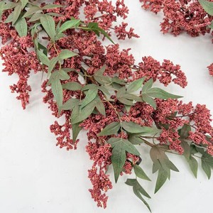 <span class=keywords><strong>Guirlande</strong></span> de décoration en <span class=keywords><strong>eucalyptus</strong></span> rouge bordeaux en gros, <span class=keywords><strong>guirlande</strong></span> d'automne et décorations de Thanksgiving - Product Image 3