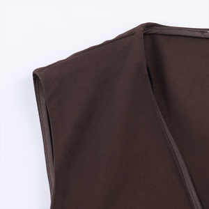 Vêtements pour femmes ZATRHMBM, nouvelle mode 2025, veste asymétrique en dentelle, style rétro décontracté, manches longues, coupe ajustée, veste polyvalente pour femmes - Product Image 5