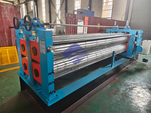 Tôle ondulée de type baril automatique faisant la largeur d'alimentation de la machine 1200mm avec pompe à moteur à engrenages de composants de noyau - Product Image 4