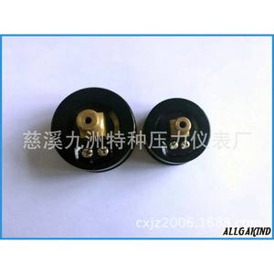 Manomètre à pression ordinaire Y63ZR 63 mm à coque et anneau en fer noir axial fourni par le fabricant - Product Image 2