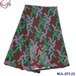 Venta caliente láser gasa guipur cordón secuencias de encaje bordado malla sostenible <span class=keywords><strong>vestidos</strong></span> de <span class=keywords><strong>fiesta</strong></span> precio al por mayor boda africana - Product Image 4