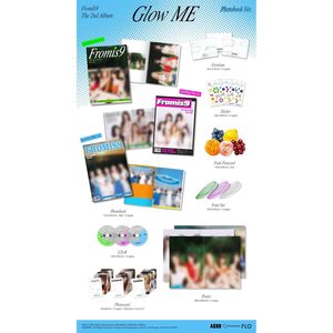 โฟโต้บุ๊ค Fromis9 Glow Me เวอร์ชั่น อัลบั้มเล่มที่ 2 80 หน้า พิมพ์ดิจิทัล เกาหลี - Product Image 1