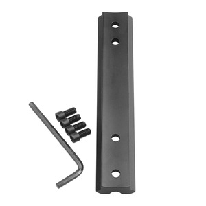 Base de connexion double face à 11 emplacements en alliage d'aluminium, 118 x 21 x 15 mm, pour équipement extérieur universel, directement de l'usine - Product Image 2