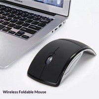 Mouse Nirkabel Ergonomis PS/2 dengan 11 Tombol 1 Roller Sensor Fotoelektrik Bertenaga Baterai Desain Tipis untuk Penggunaan Desktop Tanpa Lampu Latar