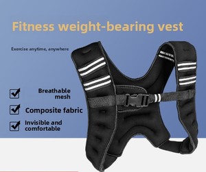 سترة مرجحة رائجة البيع للنساء والرجال تدريب تدريب عبر تناسب الجسم قوة التدريب سترة الوزن - Product Image 3