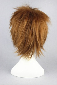 วิกผมคอสเพลย์อนิเมะสังเคราะห์งานปาร์ตี้ฮาโลวีนสีน้ำตาล MSN Bobo sabaku NO Gaara 35cm - Product Image 5